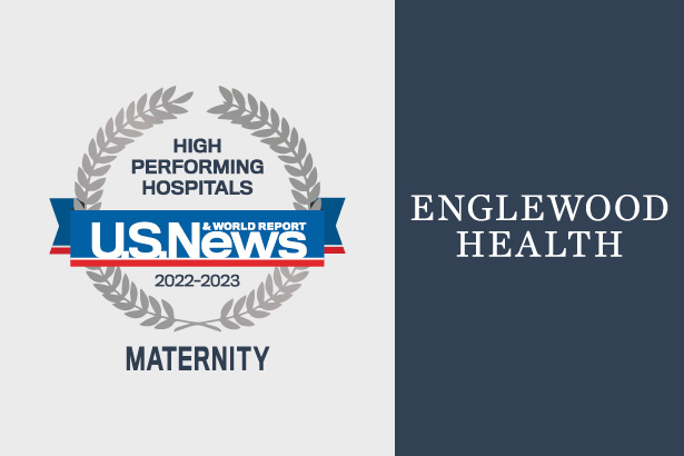 US News & World Report High Performing Hospital in Maternity 2022-2023 award badge