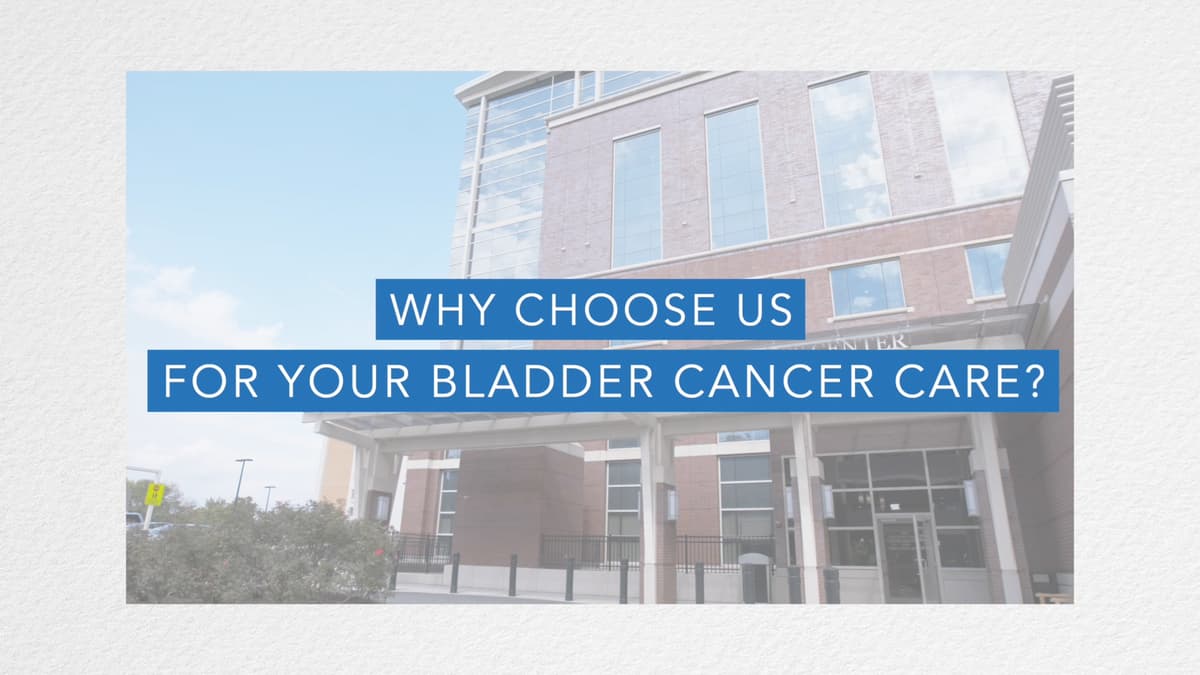 Empiece vídeo: Why Choose Englewood Health for Bladder Cancer