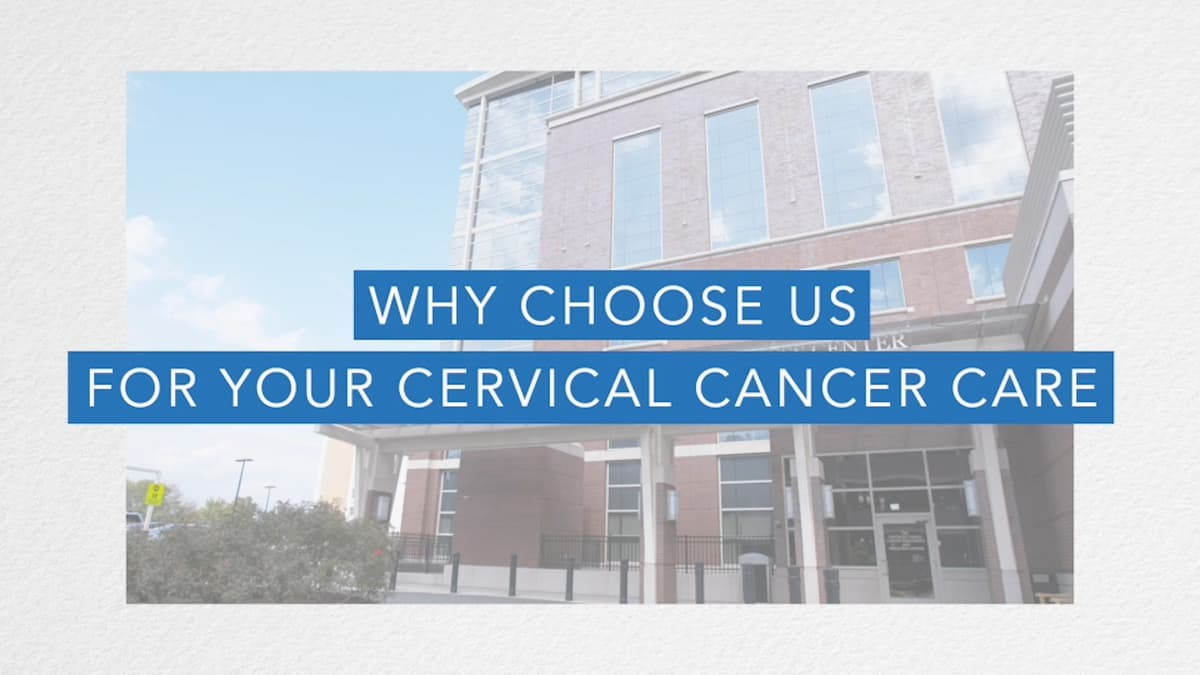 Empiece vídeo:  Why Choose Englewood Health for Cervical Cancer