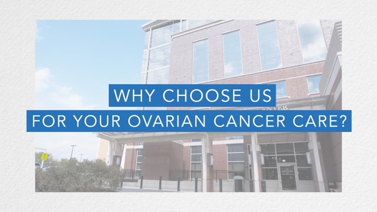 Empiece vídeo: Why Choose Englewood Health for Ovarian Cancer