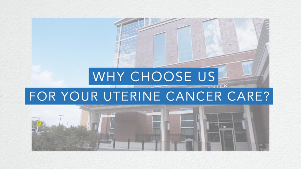 Empiece vídeo: Why Choose Englewood Health for Uterine Cancer