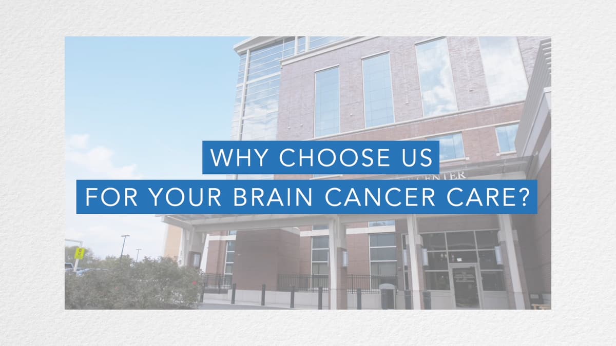 Empiece vídeo: Why Choose Englewood Health for Brain Cancer